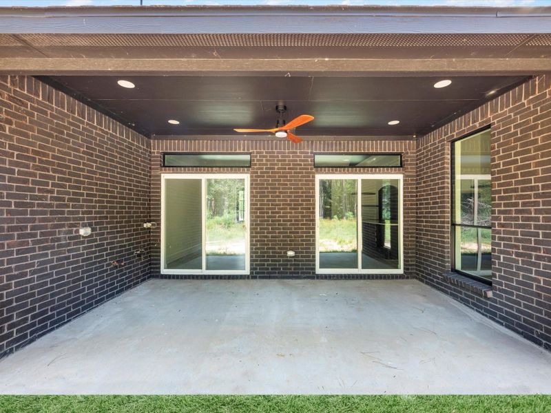 Outdoor grilling? Yes please! This patio is perfect for the summer nights! Builder can add your dream outdoor kitchen or you can build it later! You have plenty of room to add your furniture and relax!