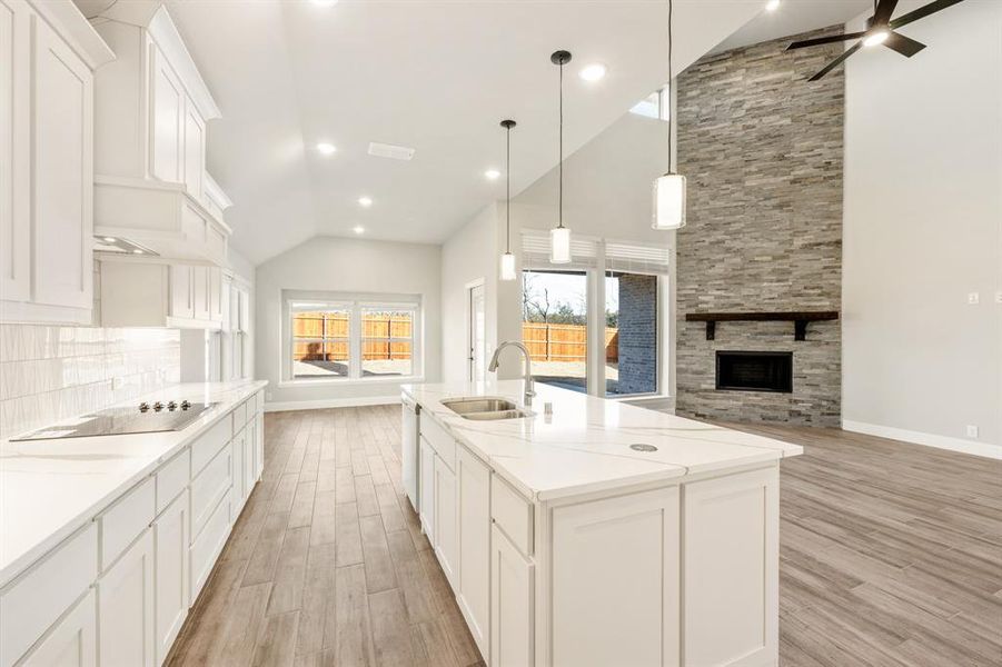 Furnished interior view inside a new home in The Grove, Midlothian (Image 15).
