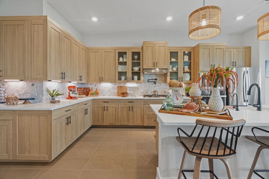 Representative furnished interior of a home built from the Hailey by Chesmar Homes in Village at Three Oaks, Seguin (Image 4).