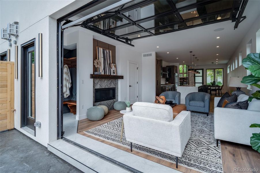 Furnished interior view inside a new home in , Denver (Image 31).