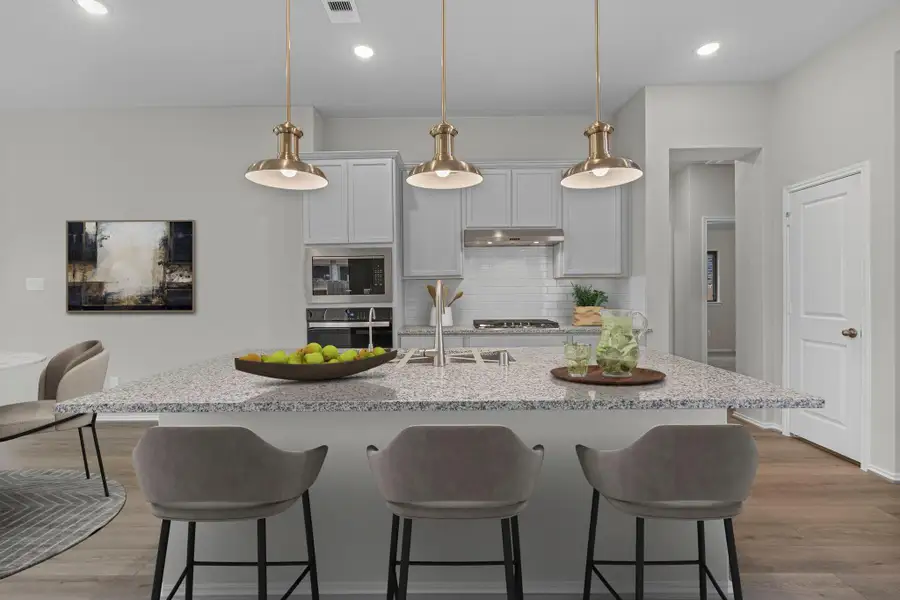 Furnished interior view inside a new home in Grand Central Park, Conroe (Image 7). Furnished interior view inside a new home in Grand Central Park, Conroe (Image 7).