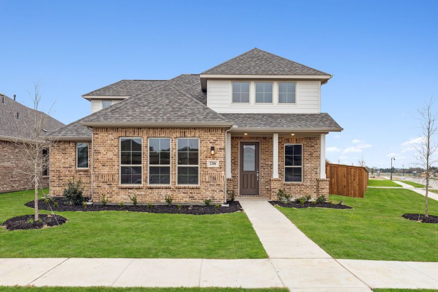 Representative exterior photo of a completed home built from the Starling by Centre Living Homes in Dove Hollow, Waxahachie, TX (Image 24).