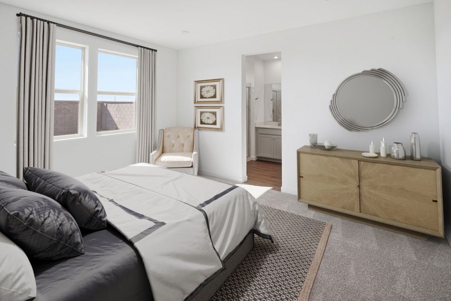 Furnished interior view inside a new home in Willows at Bella Vista Farms, San Tan Valley (Image 9).