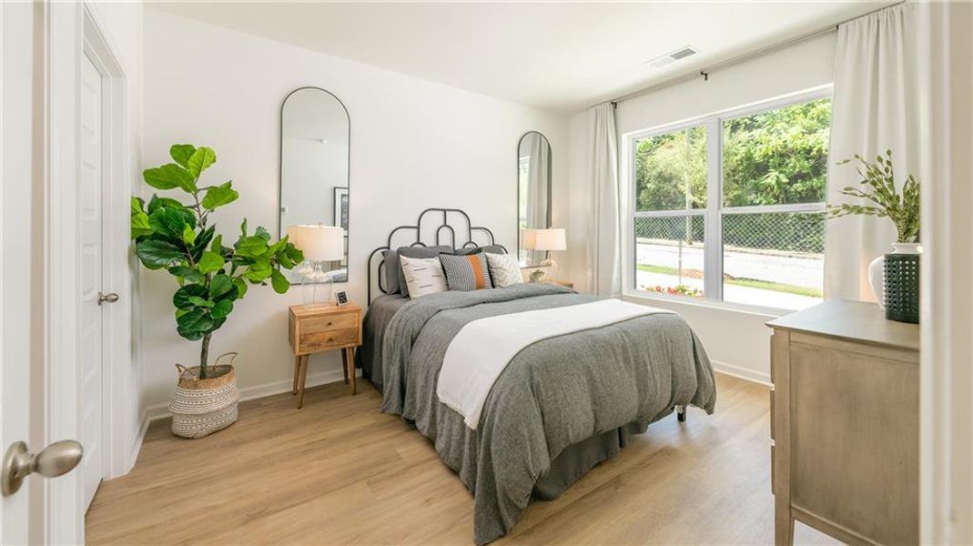 Furnished interior view inside a new home in Towns at Monroe, Atlanta (Image 9).