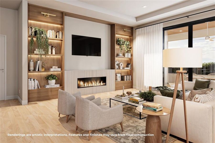 Furnished interior view inside a new home in , Winter Park (Image 9). Furnished interior view inside a new home in , Winter Park (Image 9).