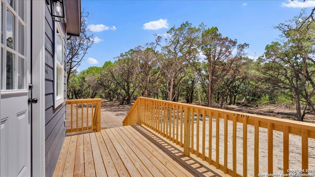 Front exterior of a new home in , Bandera, TX, highlighting curb appeal (Image 23). Front exterior of a new home in , Bandera, TX, highlighting curb appeal (Image 23).