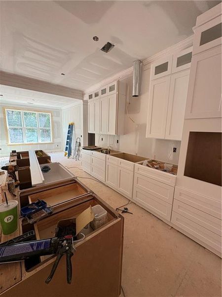 In-progress construction of a new home in , Ball Ground, GA (Image 58).