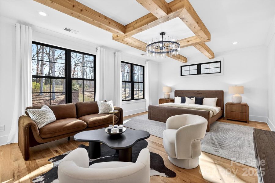 Furnished interior view inside a new home in , Charlotte (Image 19).