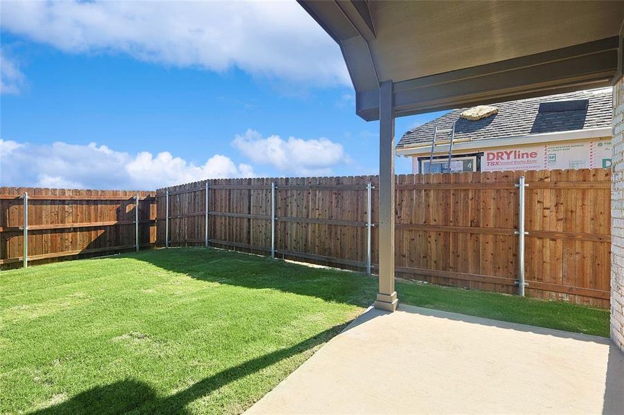 View of yard featuring a patio area