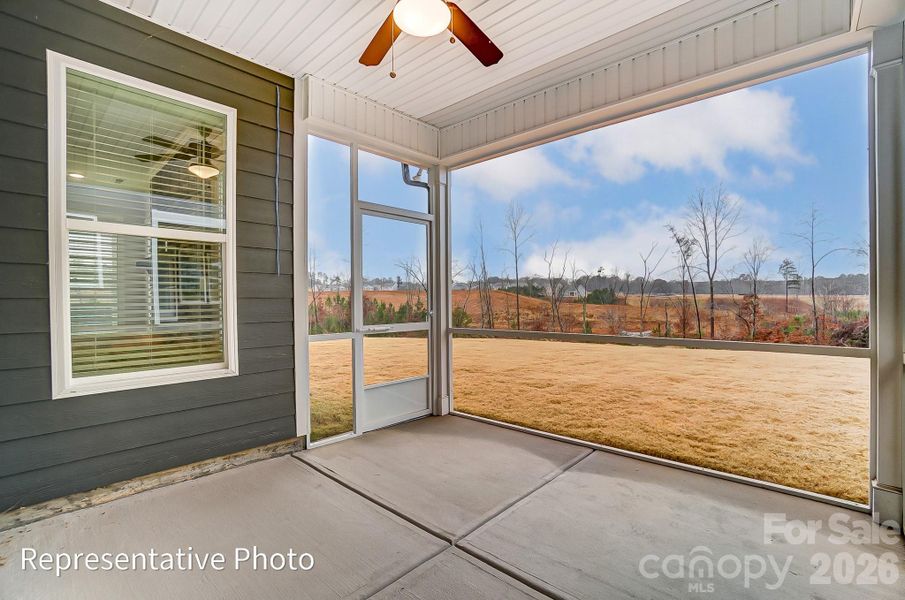 Exterior details and patio area of a home in Rone Creek, Waxhaw (Image 23).