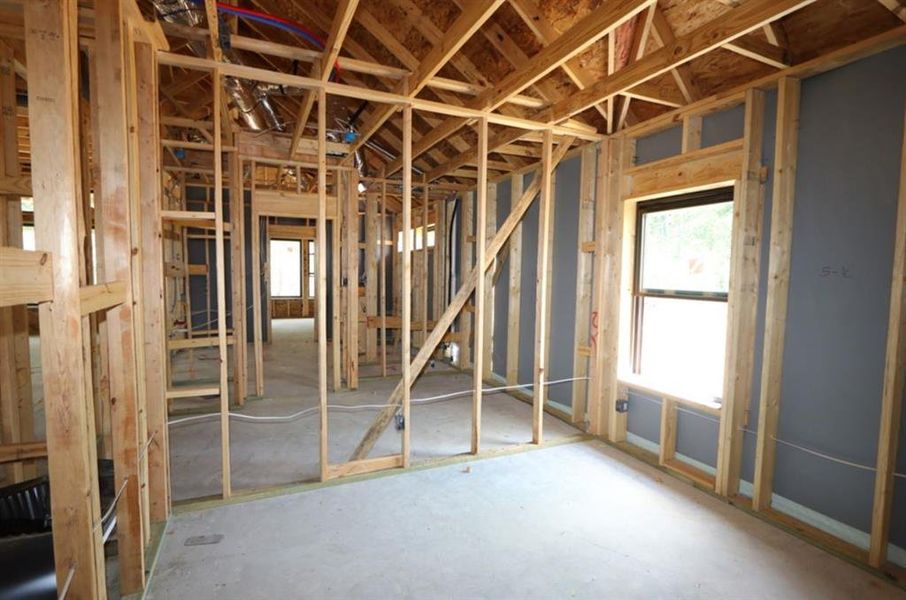 FRAME: Let us show you how our advanced framing techniques have stood the test of time and allow more insulation for a quieter and more energy efficient home.