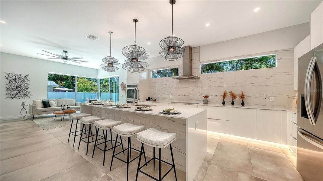 Furnished interior view inside a new home in , Sarasota (Image 8).