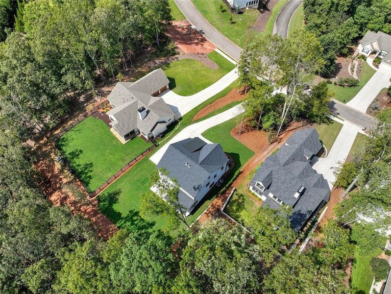 Front exterior of a new home in , Dawsonville, GA, highlighting curb appeal (Image 1).