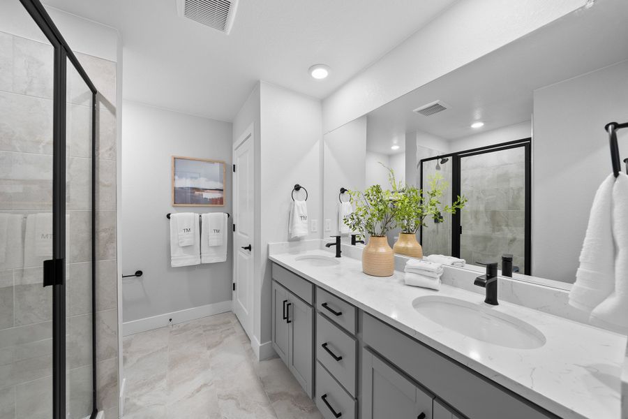 Representative furnished interior of a home built from the Backcountry by Taylor Morrison in Trailstone Townhomes - The Westerly Collection, Arvada (Image 6).