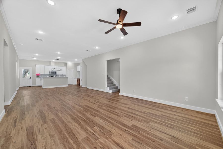 Spacious, unfurnished interior of a new home in , Crosby (Image 9).
