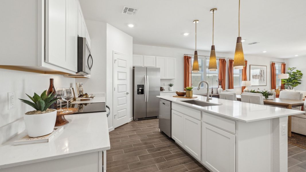 Representative furnished interior of a home built from the Laveen by D.R. Horton in The Ridge at Stone Butte, Phoenix (Image 16).