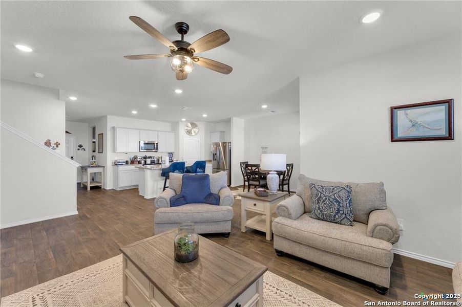 Furnished interior view inside a new home in Swenson Heights, Seguin (Image 4). Furnished interior view inside a new home in Swenson Heights, Seguin (Image 4).