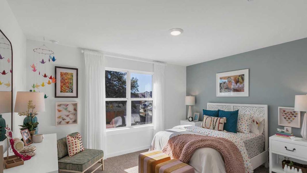 Furnished interior view inside a new home in Rosenbusch Ranch, Leander (Image 16).