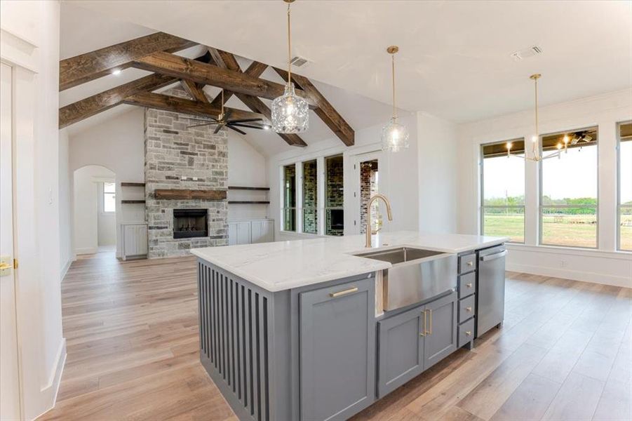Furnished interior view inside a new home in , Granbury (Image 6). Furnished interior view inside a new home in , Granbury (Image 6).