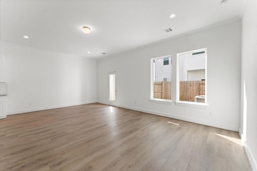Spacious, unfurnished interior of a new home in , Houston (Image 8). Spacious, unfurnished interior of a new home in , Houston (Image 8).