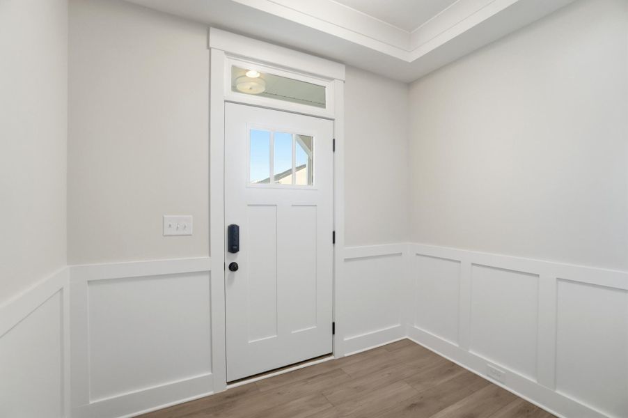 Spacious, unfurnished interior of a new home in Blythe Mill Townhomes, Waxhaw (Image 16). Spacious, unfurnished interior of a new home in Blythe Mill Townhomes, Waxhaw (Image 16).