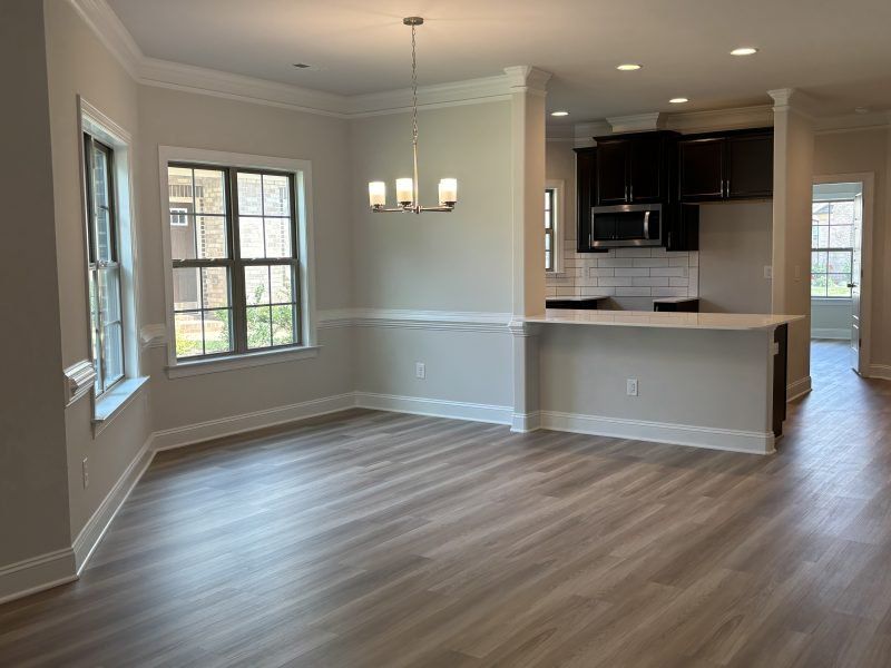 Spacious, unfurnished interior of a new home in Mebane Towne Center, Mebane (Image 8).