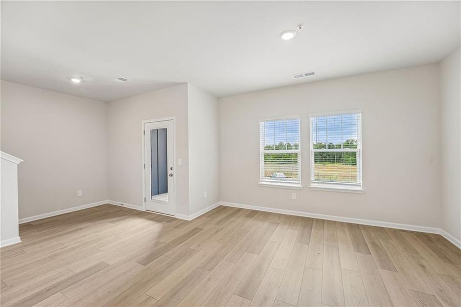 Spacious, unfurnished interior of a new home in Hemingway - Highland Series, Cumming (Image 33).