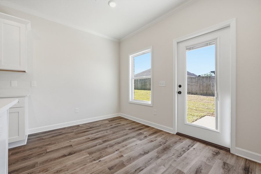 Spacious, unfurnished interior of a new home in McCarthy Estates, Defuniak Springs (Image 26). Spacious, unfurnished interior of a new home in McCarthy Estates, Defuniak Springs (Image 26).