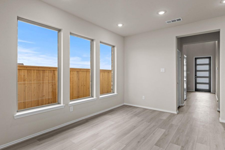 Spacious, unfurnished interior of a new home in Bridgeland, Cypress (Image 18).
