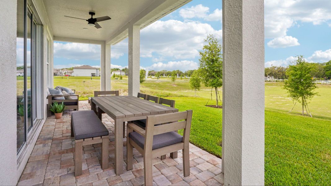 Representative exterior photo of a completed home built from the Sweetgum by DRB Homes in Ardisia Park, New Smyrna Beach, FL (Image 26).