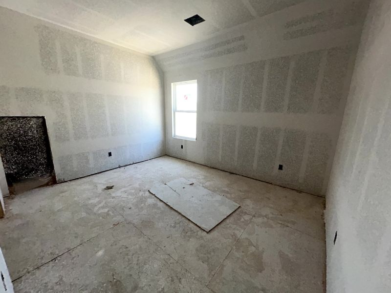 Construction progress - third bedroom