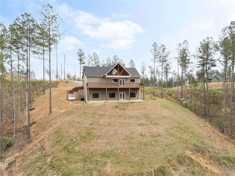 Exterior details and patio area of a home in , Talking Rock (Image 32).