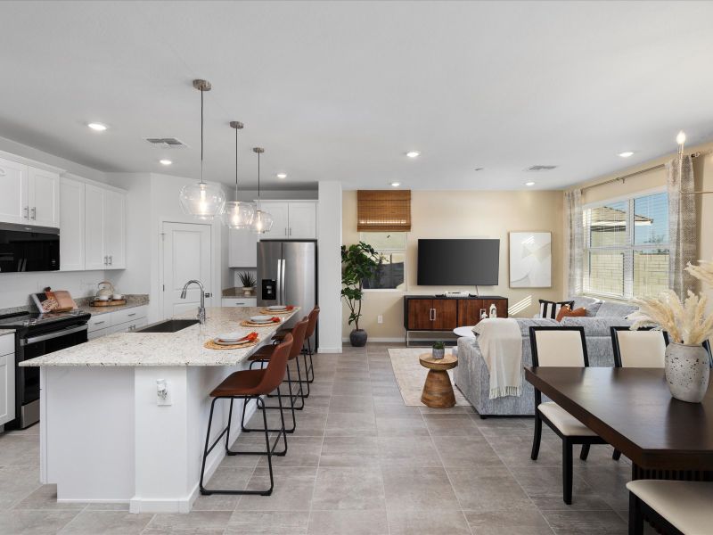 Furnished interior view inside a new home in Allure Vista Estate Series, Buckeye (Image 5).