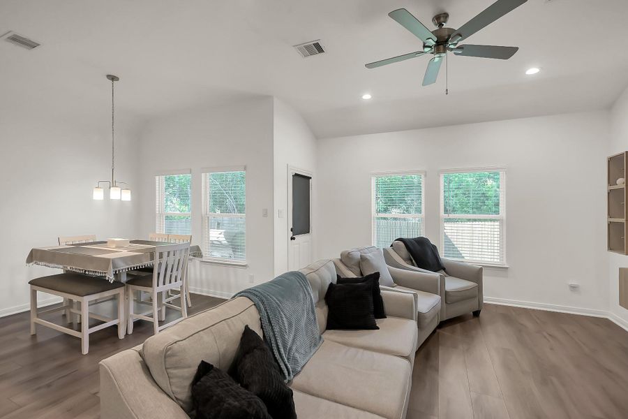 Furnished interior view inside a new home in Lexington Heights, Willis (Image 19).