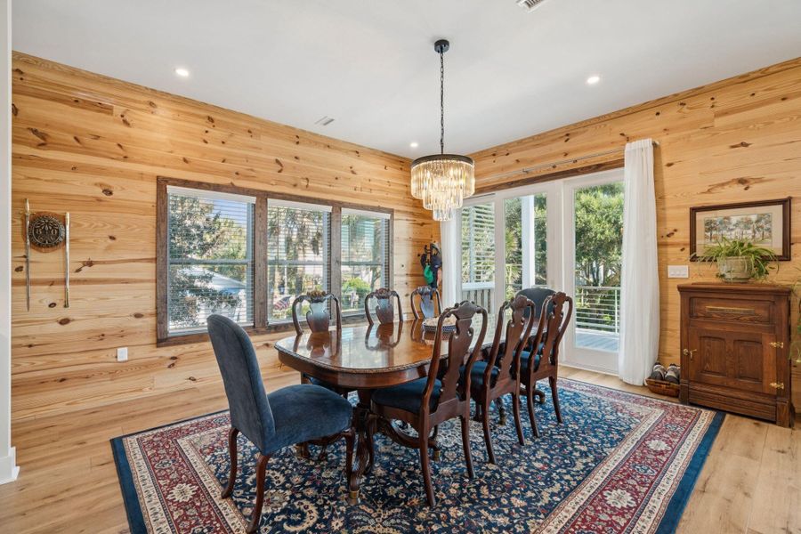 Furnished interior view inside a new home in , Folly Beach (Image 4).