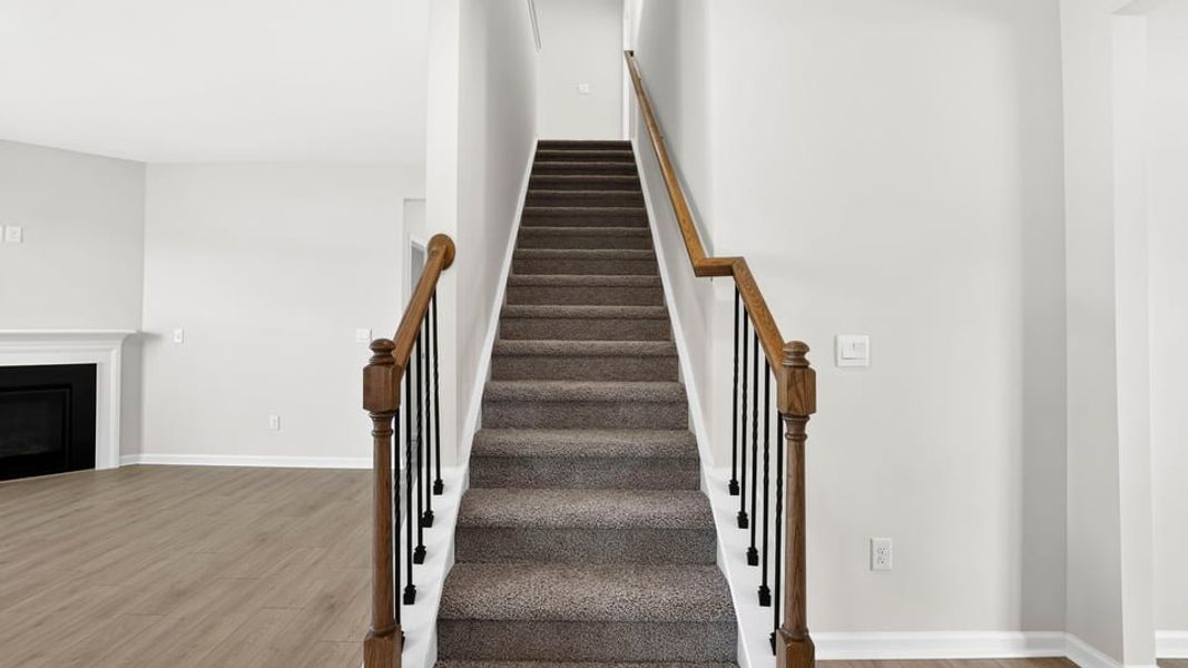 Spacious, unfurnished interior of a new home in Durbin Meadows Traditions, Fountain Inn (Image 25).