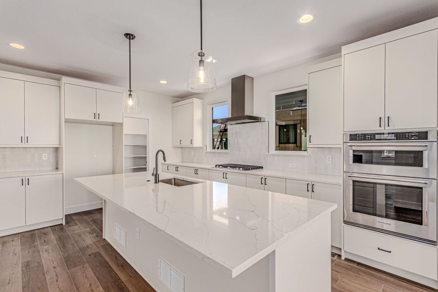 Furnished interior view inside a new home in West Grange, Longmont (Image 8).