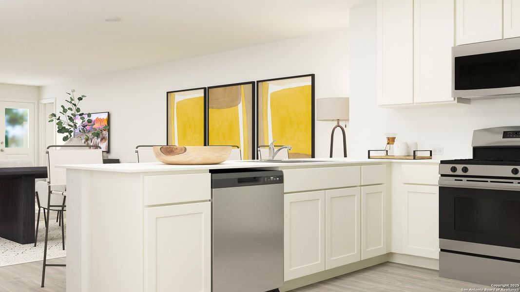 Furnished interior view inside a new home in , Corpus Christi (Image 14).