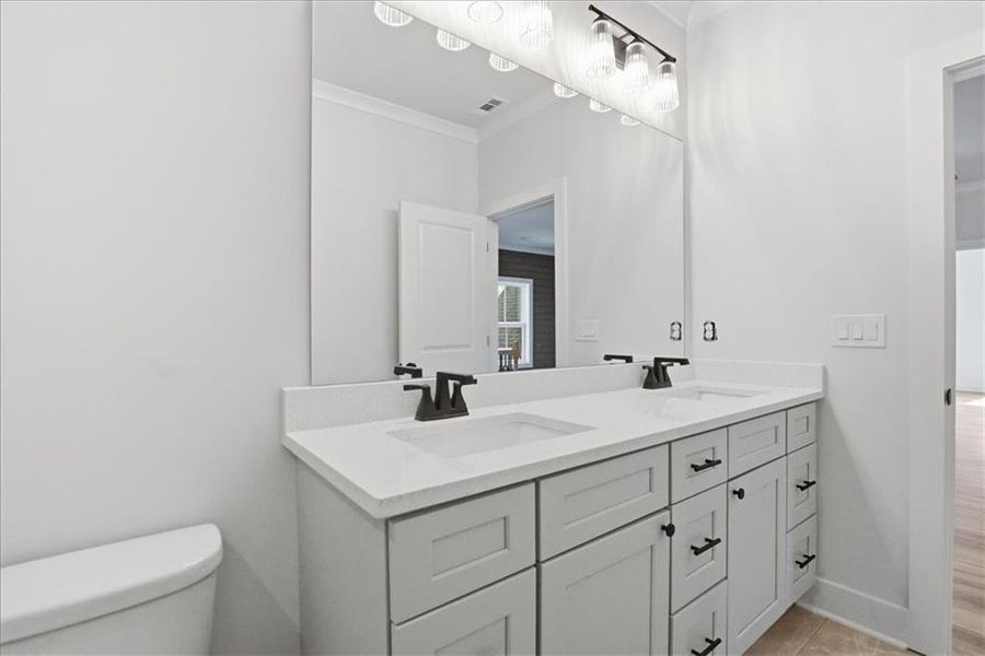 Furnished interior view inside a new home in , Hoschton (Image 17).