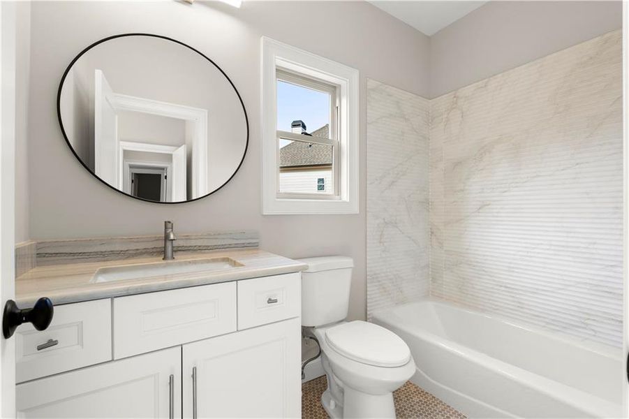 Furnished interior view inside a new home in , Powder Springs (Image 10). Furnished interior view inside a new home in , Powder Springs (Image 10).