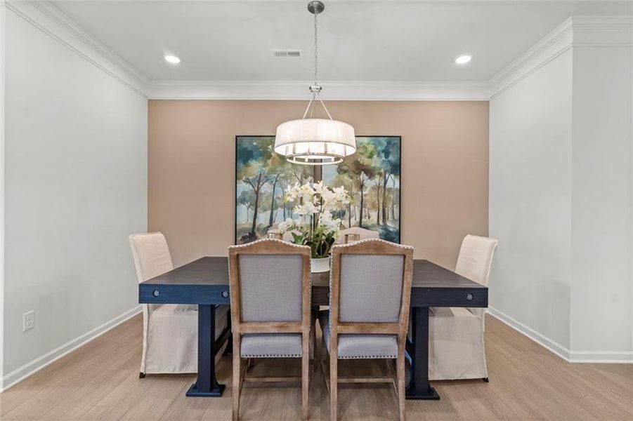 Furnished interior view inside a new home in Laurel Creek, Calhoun (Image 4).