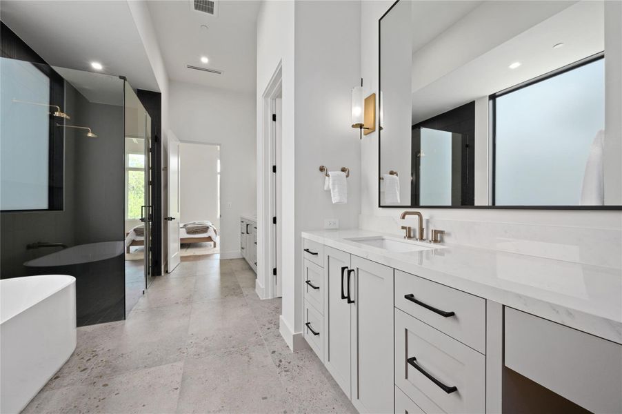 Furnished interior view inside a new home in , Austin (Image 13). Furnished interior view inside a new home in , Austin (Image 13).