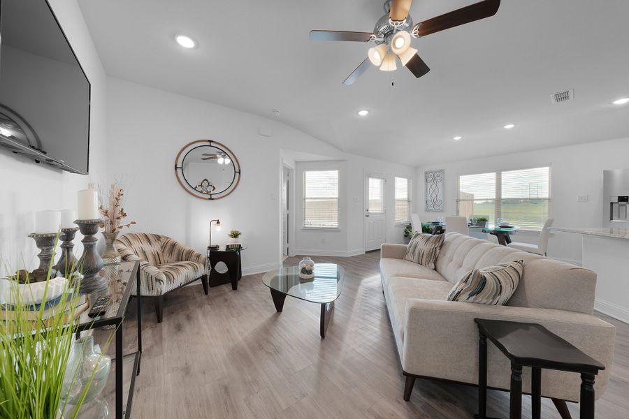Furnished interior view inside a new home in Stonecreek, Sulphur Springs (Image 13).