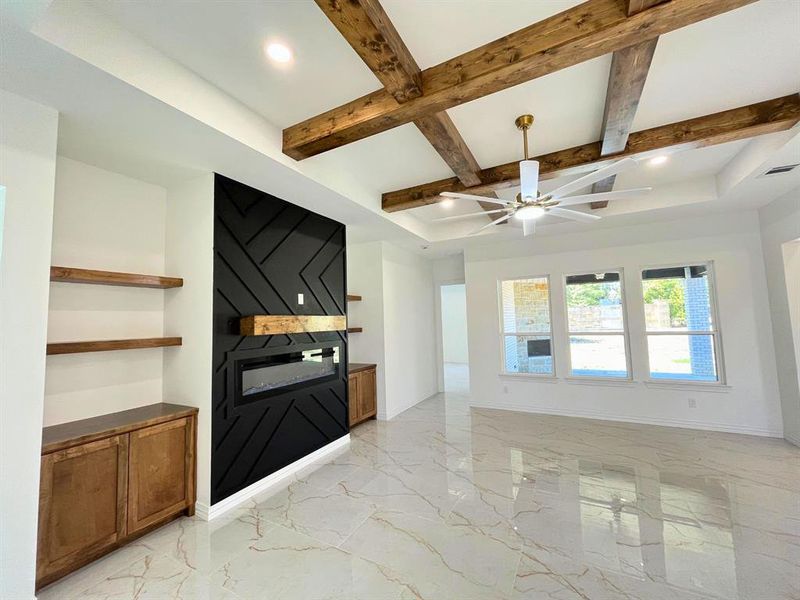 Furnished interior view inside a new home in , Weatherford (Image 11).