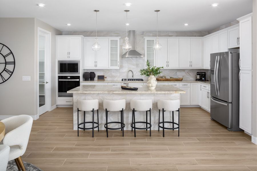 Representative furnished interior of a home built from the Irwin by Beazer Homes in Marbella at Windrose, Waddell (Image 9).