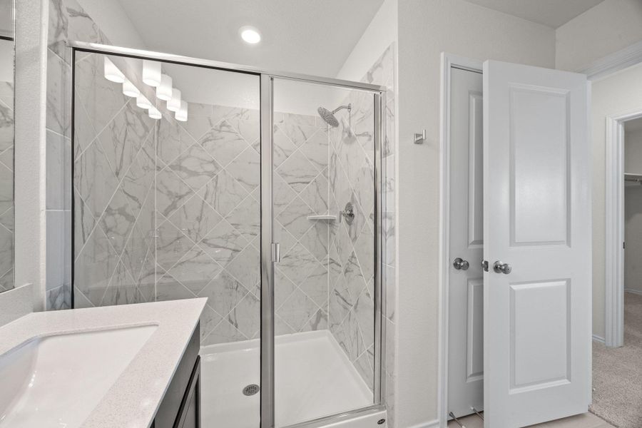 Furnished interior view inside a new home in Retreat at San Gabriel, Georgetown (Image 9). Furnished interior view inside a new home in Retreat at San Gabriel, Georgetown (Image 9).