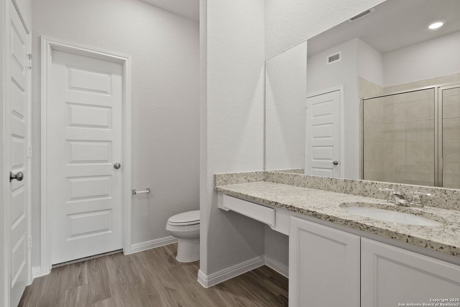 Furnished interior view inside a new home in Timber Creek, San Antonio (Image 8). Furnished interior view inside a new home in Timber Creek, San Antonio (Image 8).