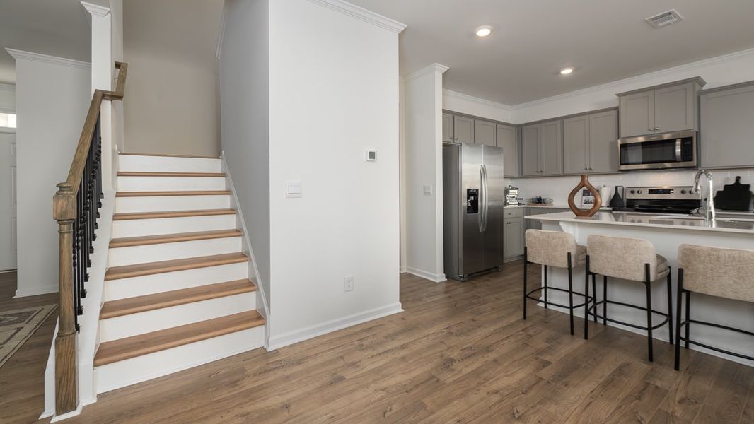 Furnished interior view inside a new home in Harvest Park, Decatur (Image 7).