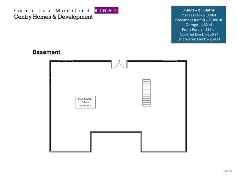 2D floor plan layout of this home in , Carrollton, GA (Image 4).