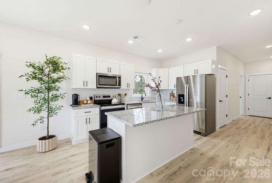 Furnished interior view inside a new home in , Hickory (Image 11).